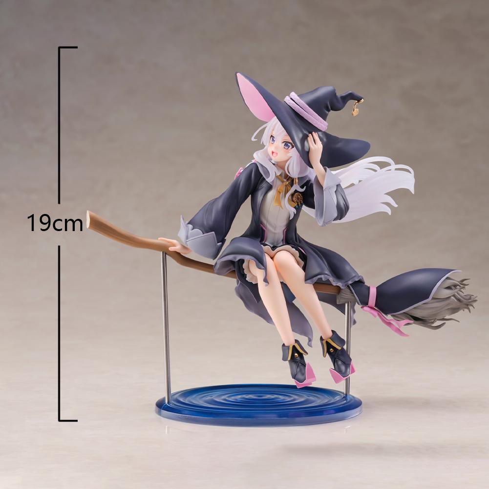 Anime Figure Elaina Figure Elaina Flying Action Figures Witch Figurine Doll PVC Girl Model Toys Adult Collection Statue Gift19cm
