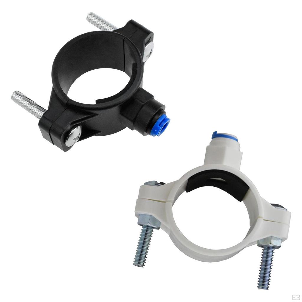 Drain Clamp under The Sink Quick Connector Practical Saddle Valve Clip Drinking Water Waste