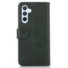 For Samsung Galaxy S25 FE Case Cowhide Texture Leather Wallet Phone Cover with Stand