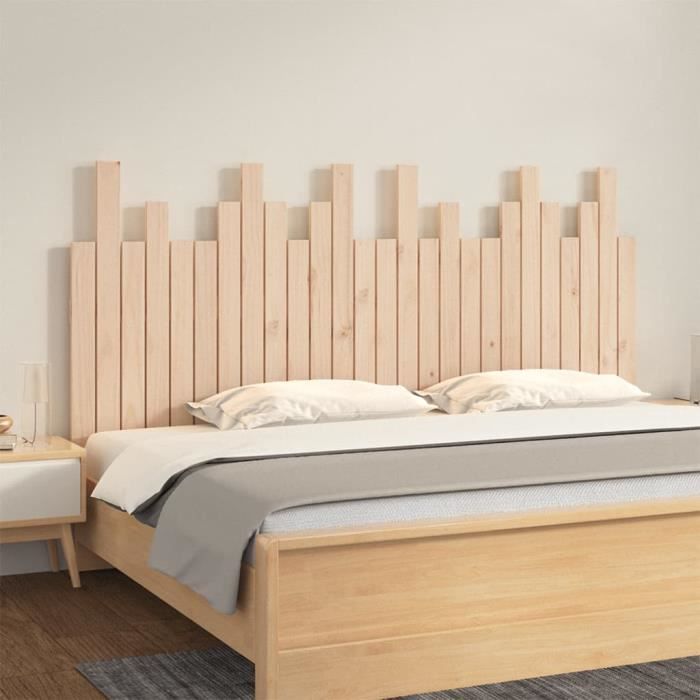 VidaXL Tête de lit murale 166x3x80 cm Bois massif de pin 824808