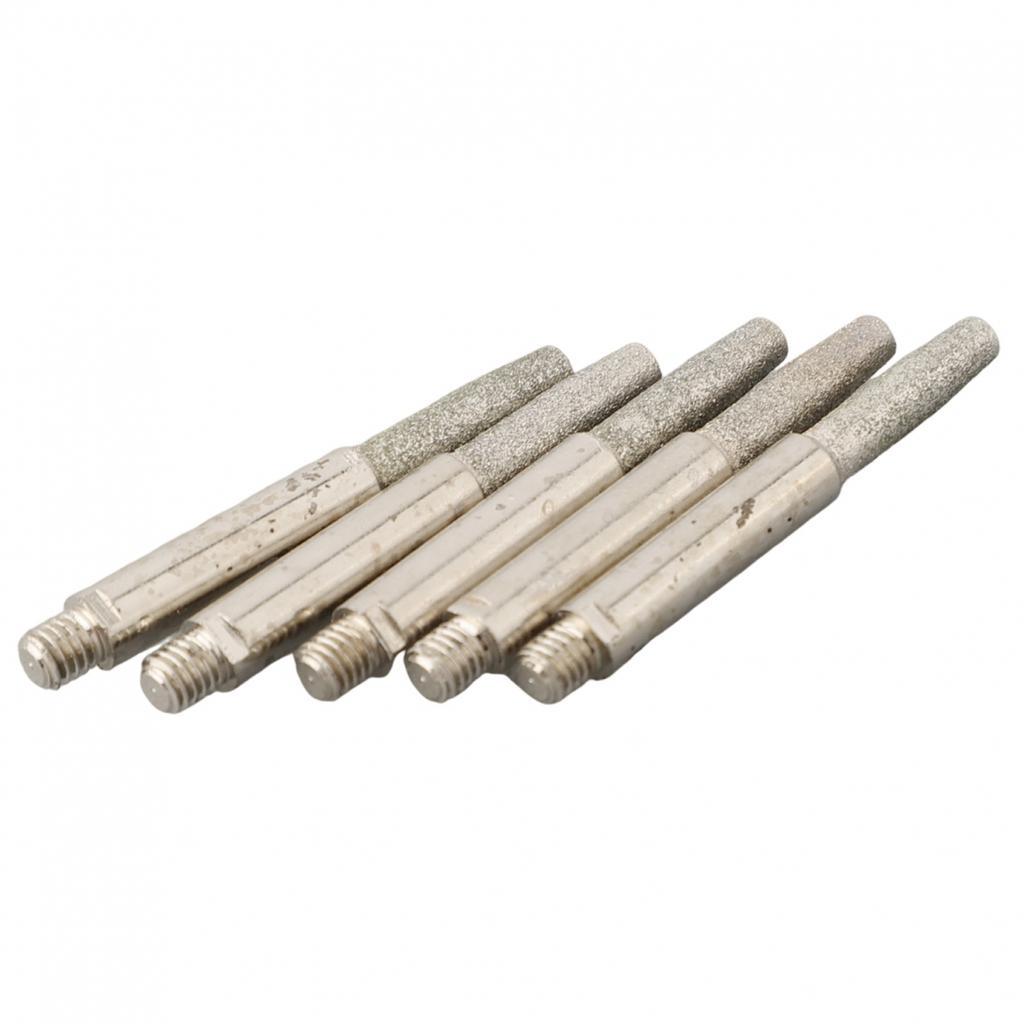 Grinding Head Chainsaw Sharpener Cylindrical Burr Silver