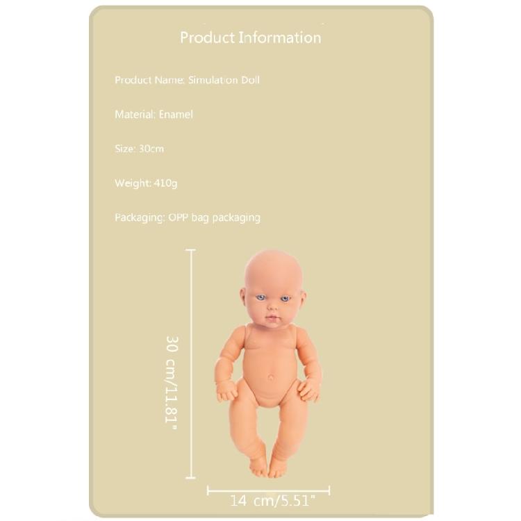 12in Realistic Doll Baby Doll EyeOpen Life Like Reborns that Looks Real