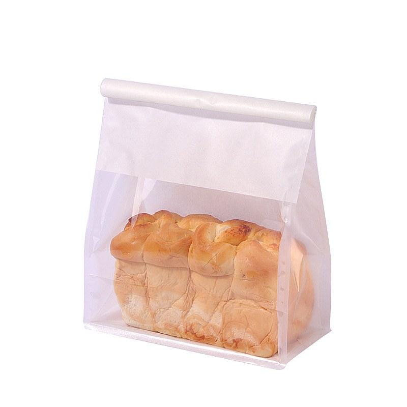 11pcs 111G Toast Packaging Bag Sliced Toast Croissant Mochi Pack Bag Iron Wire Self Sealing Bread Bag