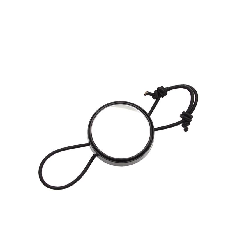 

Adjustable Diving Rearview Mirror With Elastic Rope Round Convex Observe Mirror for Diving Equipment Cave Dives Drifting чёрный