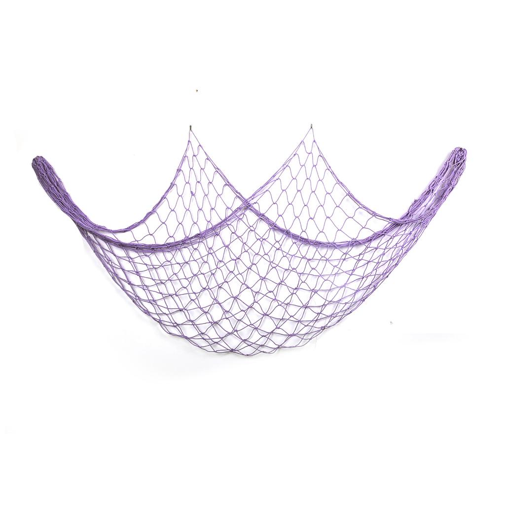 Mediterranean Decorative Fishing Net, Thick Thread Cotton and Linen Rope Shell Background Wall Creative Photo Decorative Hanging Net