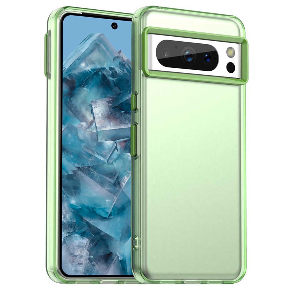

For Google Pixel 8 Pro Case PC+TPU+PET Matte Anti-Drop Phone Back Cover F