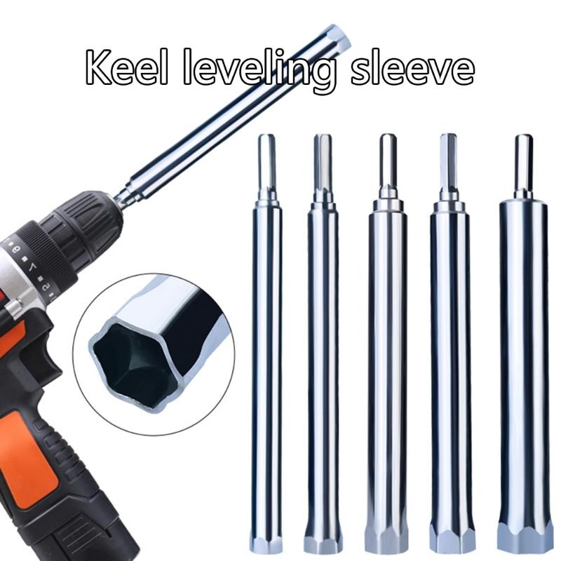High Precisions Ceiling Leveling Sleeve Rod Lengthening Design Screw Sleeve Nut Driver for Safe and Easy Installation