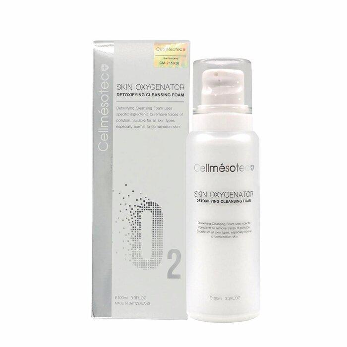 Cellmesotec Skin Oxygenator Detoxifying Cleansing Foam (Make Up Removing, Exfolianes, Pore Minimizing) (E100Ml) Cm008