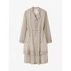 Cc Collect Check Pattern Chiffon Dress C261mse004