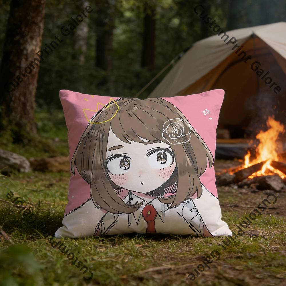 

Chibi UUrarakaS Square Throw Pillow Cover Multiple Sizes Soft for Sofa Bedroom Living Room Home Decorative 30x30 cm