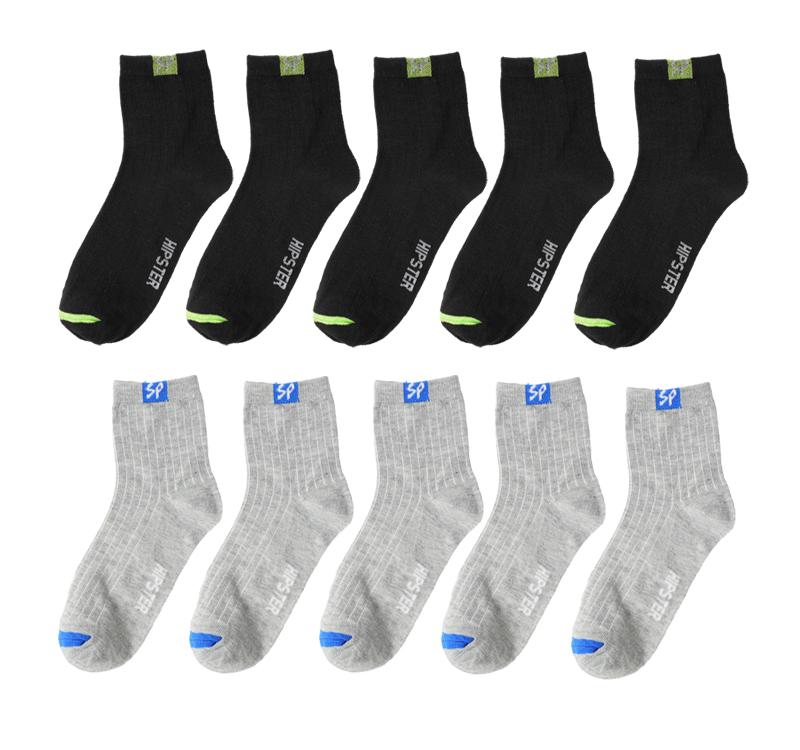 

Большие размеры 36-46 мужские спортивные повседневные носки средней длины впитывающие пот дышащие повседневные тонкие хлопковые носки 10 PAIRS жёлтый