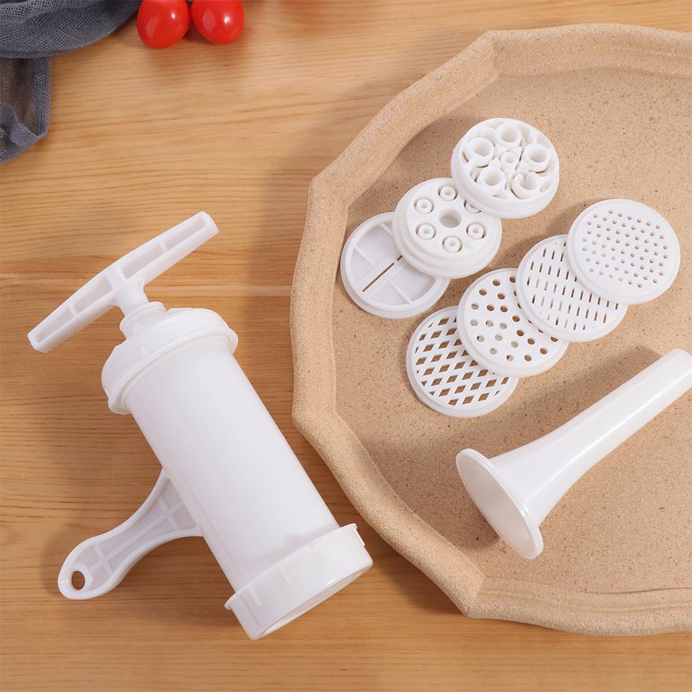 Manual Noodle Press White Spaghetti Tool Household Pasta Maker Kitchen Newbie