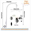 Baby Crib Mobile for Crib with Hanging Rotating Toys, Nursery Mobile with Music Box, Black and White Mobile for Baby Newborns 0-24 Months