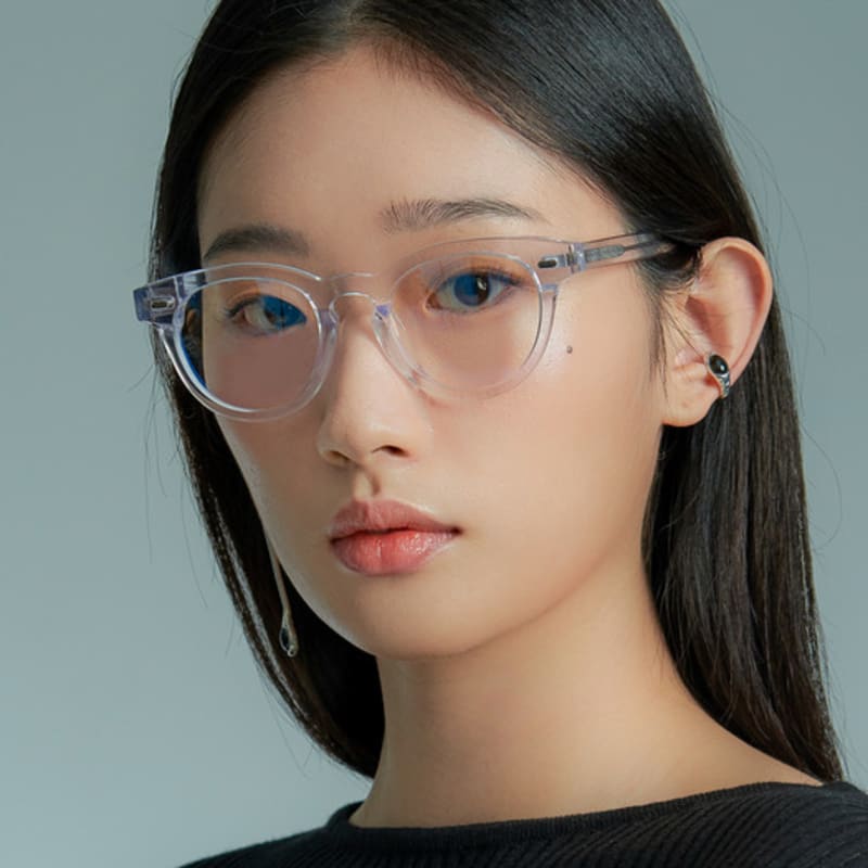 

semicolon eyewear [EXCLUSIVE] Ringo Glasses Clear [Blue Light Lens] FREE