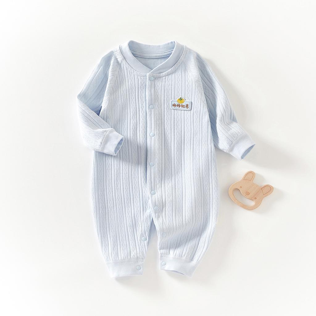 Newborn Baby Clothes Cotton Long Sleeve Romper Soft Infant Onesie Spring Autumn Winter Pajamas Crawling Suit