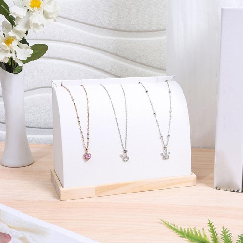 Large Size Wooden Necklace Stand Elegant and Convenient Storage Rack Lightweight Necklace Display and Oragnization Stand
