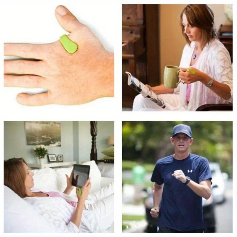 Clip Massaggiante per Agopressione, Strumento Terapeutico Multifunzionale per i Meridiani, Mini Massaggiatore, Dispositivo Portatile per il Rilassamento, Disponibile in Nero, Blu, Verde, Rosa