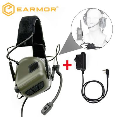 EARMOR M11 SE Tactical Headset for Helmet - Noise Canceling Headphones with Mic for Shooting & Hunting Earmuffs with M11 PTT