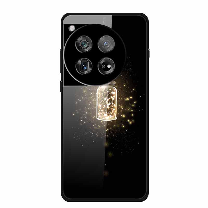 Personalized Seven-Colored Tempered Glass Phone Case for OnePlus 12 - Unisex
