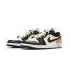 Jordan Air Jordan 1 Cushioning Low top Vintage Basketball Shoes Men's Black 553558-132(Team330-)