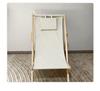 Adjustable Solid Wood Beach Lounger: Outdoor Folding Chair for Leisure & Camping