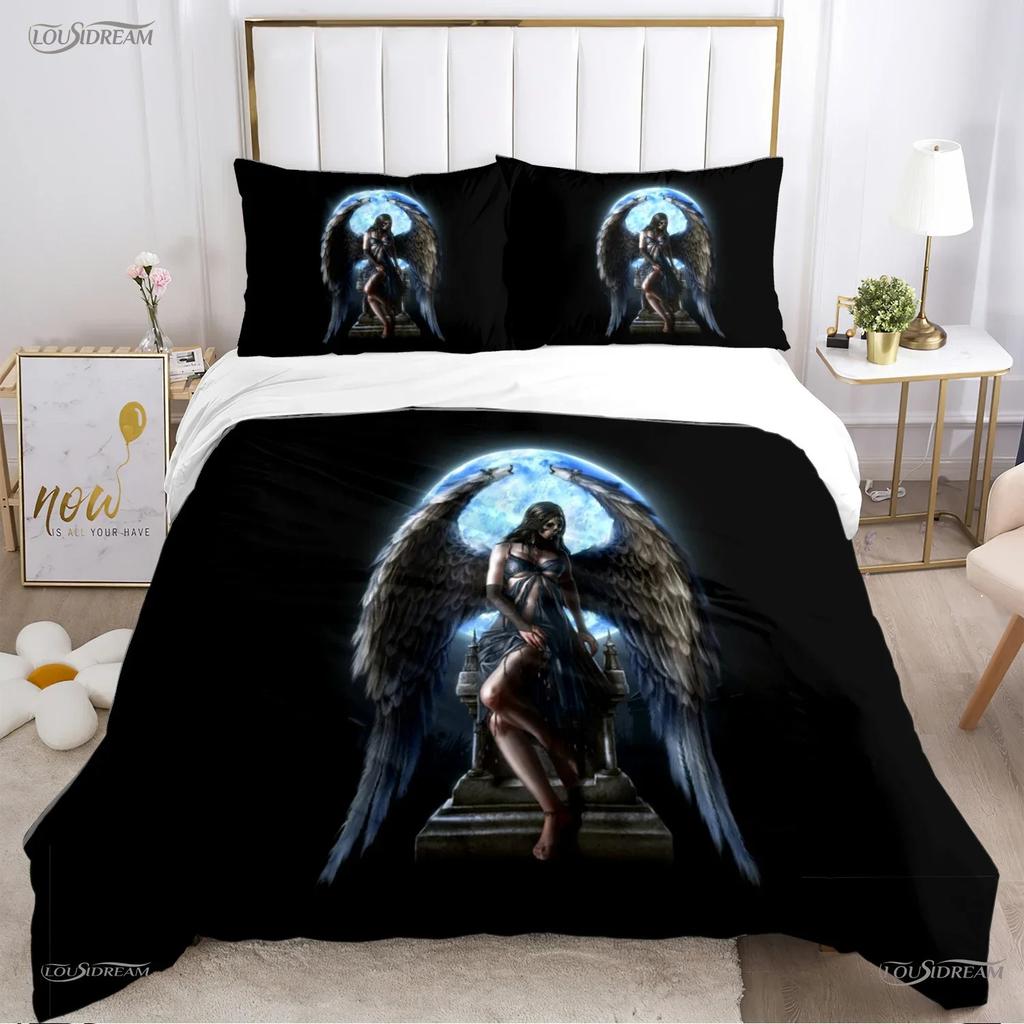 Comforter Angel Warrior Mythical Comforter Bedding Sets Soft And S For Teens Single Double Queen King