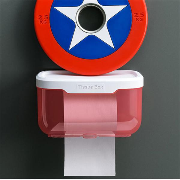Toalettpapirholder Tissue Box Vanntett Mobiltelefon Oppbevaring Toalettpapir Oppbevaringsstativ Bad