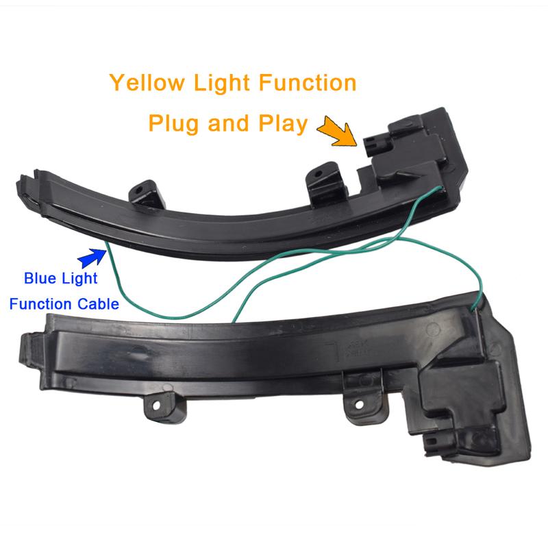 2Pcs For Land Rover Discovery 4 LR4 L462 Range Rover Sport L494 Evoque MK IV L405 Dynamic Turn Signal LED Rear View Mirror Light