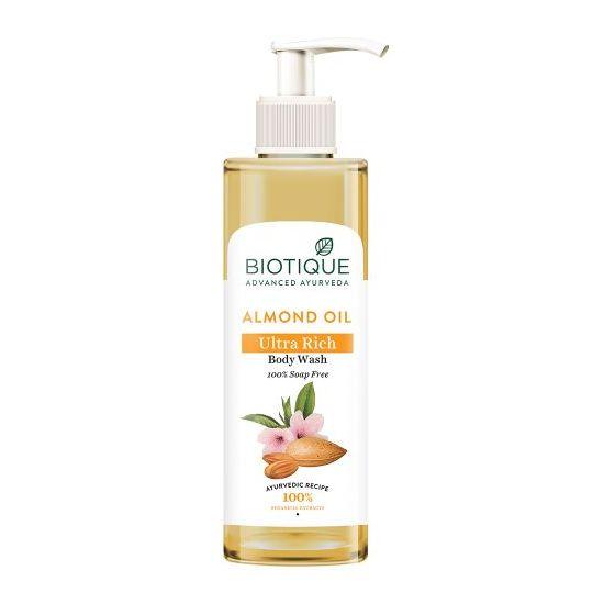 

Biotique Almond Oil Body Wash 200ml – pH-Balanced Botanical Cleanser for Soft, Glowing Skin – Soap-Free & Natural