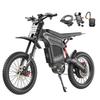 Elektrische fiets BIBUFF GT600 Motor 7500W PIC, afneembare 72V 30Ah batterij, bereik 112km, snelheid 80,5km/u, hydraulische remmen,