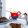Tea for One Set Porcelain Floral Teapot Cup Cartoon Teapot and Teacup for One Water Pitcheer