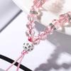Beads Wrist Strap Mobile Phone Chain Phone Lanyards Crystal Phone Straps Mobile Phone Straps
