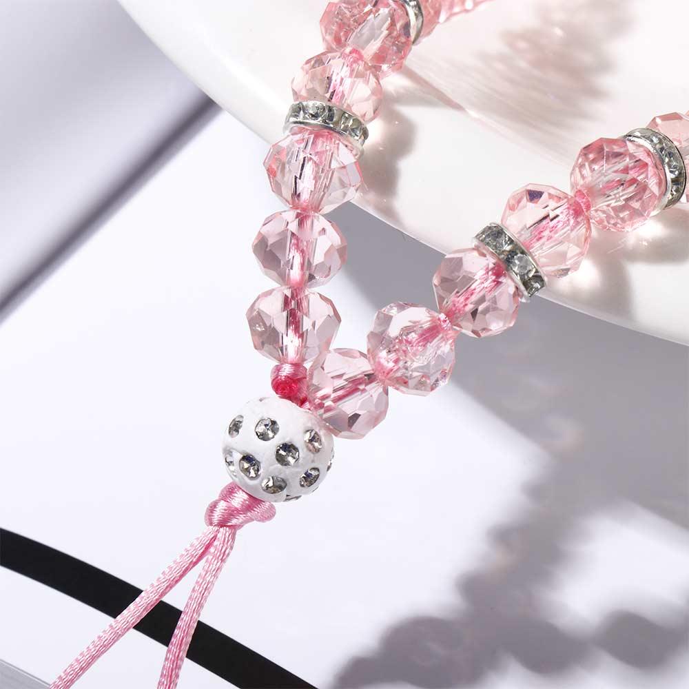 Beads Wrist Strap Mobile Phone Chain Phone Lanyards Crystal Phone Straps Mobile Phone Straps