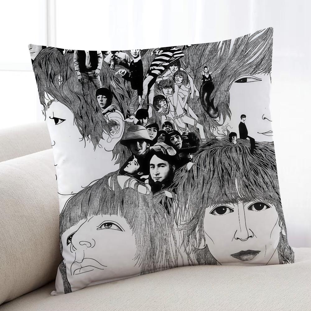 Die B-Beatles-ES Band Kissenbezug Heim Bettwäsche Sofa Wohnzimmer Kissenbezug Einfach Weich Haut Kissenbezug Party Geschenk