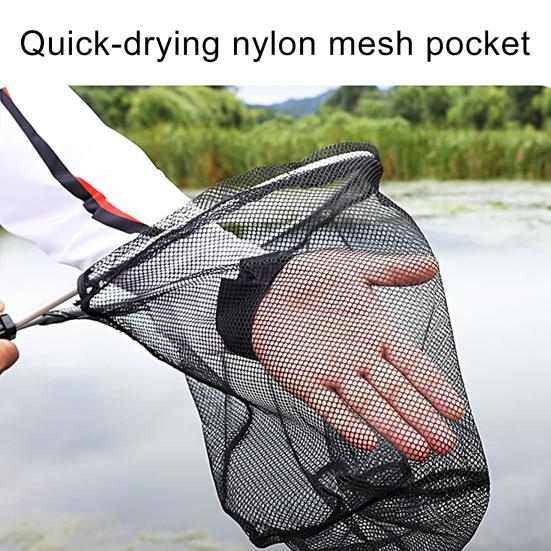 Fishing Landing Net Strong Load-bearing Catch Fish Aluminum Alloy Handle Round Fishing Brail for Outdoor Fishing