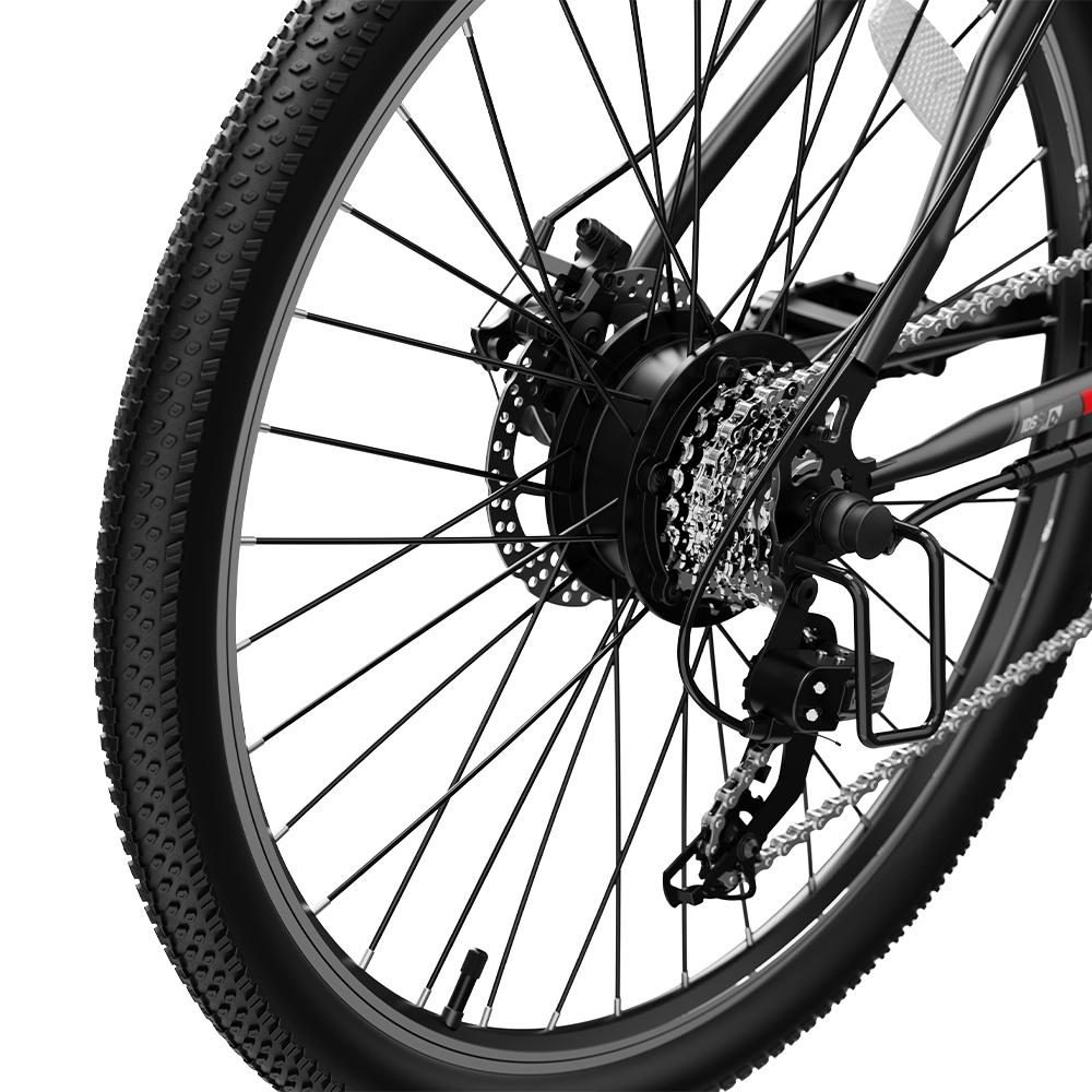 HEADEER BK1350 Adult Electric Bicycle 500W Brushless Motor 48V 15AH Lithium Battery 26 Inch Wheels Foldable E Bike for Daily Urban City Commuting