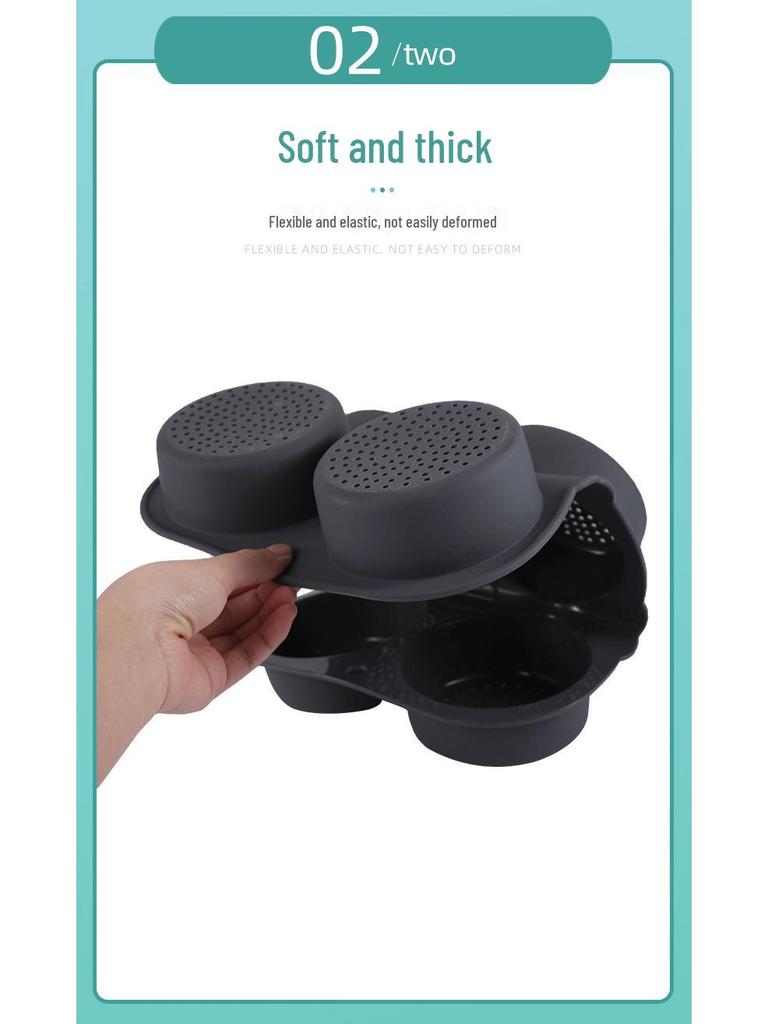 High-Temperature Resistant Silicone Burger and Bread Baking Mold