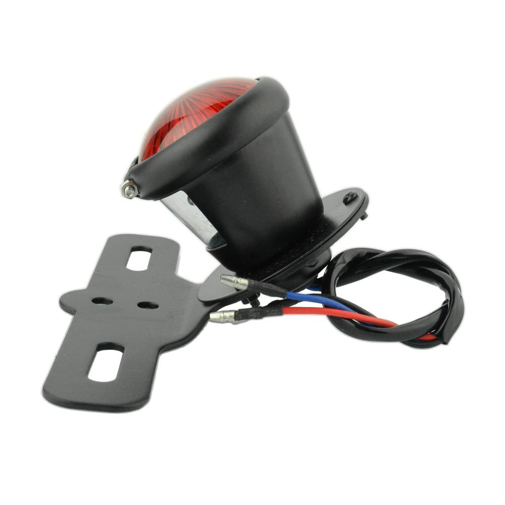 YIBO Motorrad Triumph Custom Retro Rücklicht Rückbremslichter Kennzeichenleuchte Halterung