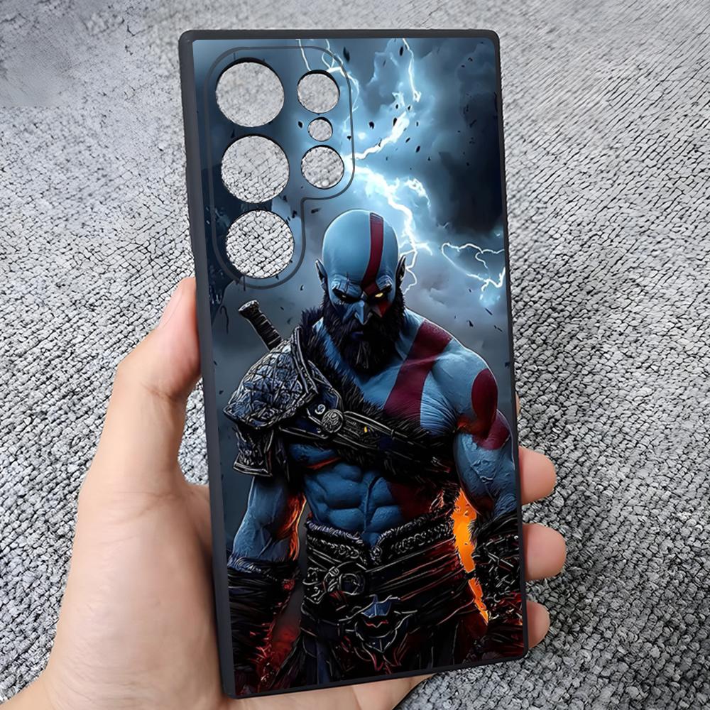 War God Kratos Phone Case For Samsung S25 Edge S24 S23 S22 S21 S20 Ultra Plus Fe Galaxy A54 A53 A34 A25 A16 Cover