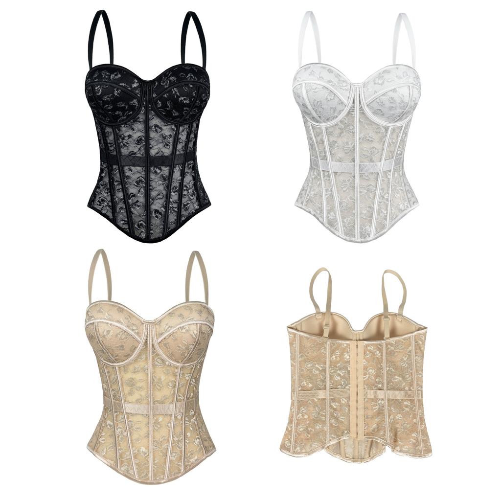 Corsets, roupas femininas elegantes e da moda