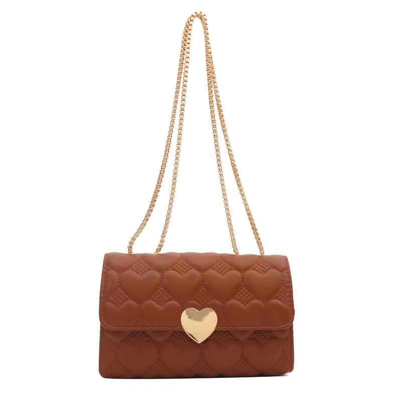Stylish 2024 Korean Fashion Single Shoulder Bag With A Heart-shaped Design In Vibrant Colors