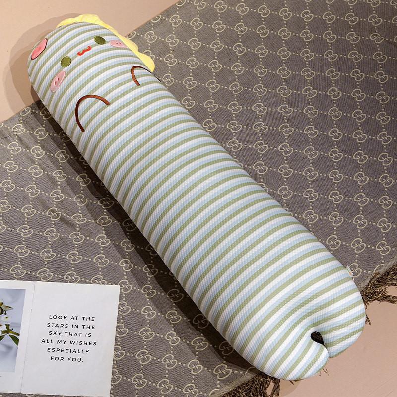 Cartoon Strip Long Pillow For Sleep And Relaxation With Pp Cotton Filling For Women And Children