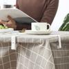 Table Cover Clamps 4 Piece Clip-On Plastic Holders for Dining Tables, Coffee Tables, Outdoor Meals and Home Use