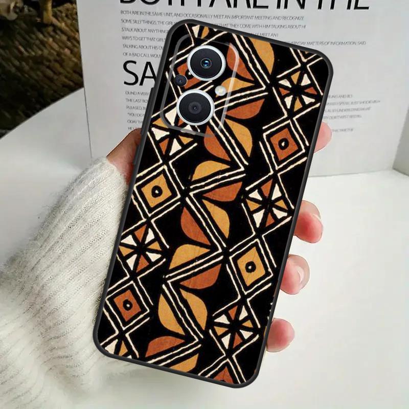 African Wax Print Design Case For OPPO Reno 13F 14F 12F 10 11 12 13 14 Pro 8T 7 8 Lite OPPO Find X6 X5 X8 X9 Pro Cover
