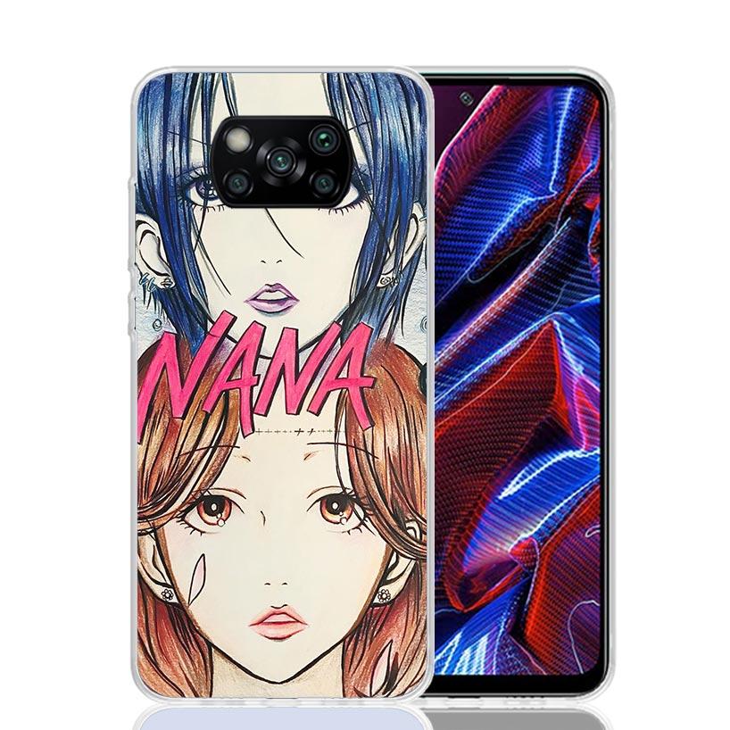 

NaNa Osaki Anime Case Phone Cover for Xiaomi Redmi Note 10 9 9S 8 8T 7 5 Pro Mi 12T 11T 10T 9T 12 11 Lite A3 A2 Trend Fundas Mi Redmi Note 9T 5G