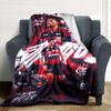 Flamengo Football Team Art Collage Print Fleece Blanket Soft Warm Throw Blanket Sofa Couch Bed Home Decor For Soccer Fans
