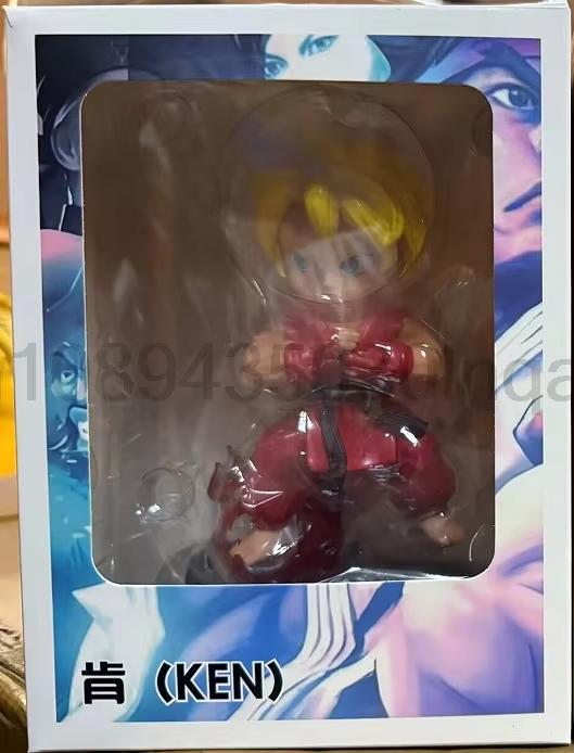 New 15cm Street Fighter Figure Ken Masters Ryu Figures PVC Statue Action Figure Model Toy Joint Movable Doll Bookshelf Ornament
