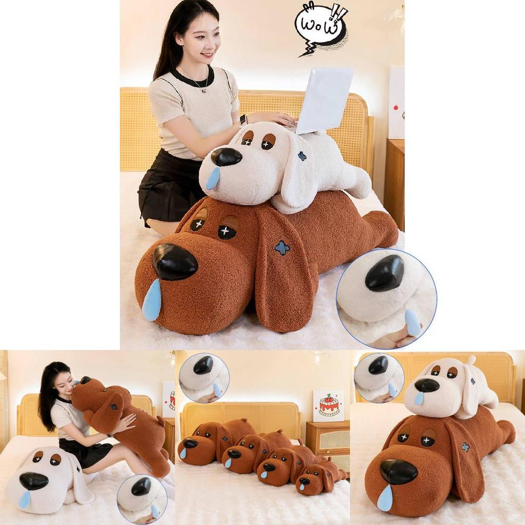 Adorable Long Plush Snotty Dog Toy With Big Eyes Perfect For Home Dcor Gifts