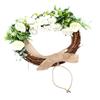 Faux   Half Wrth Spring   Yr Round Artificial Floral Wrth for Farmhouse Front Door Porch Wedding Decor