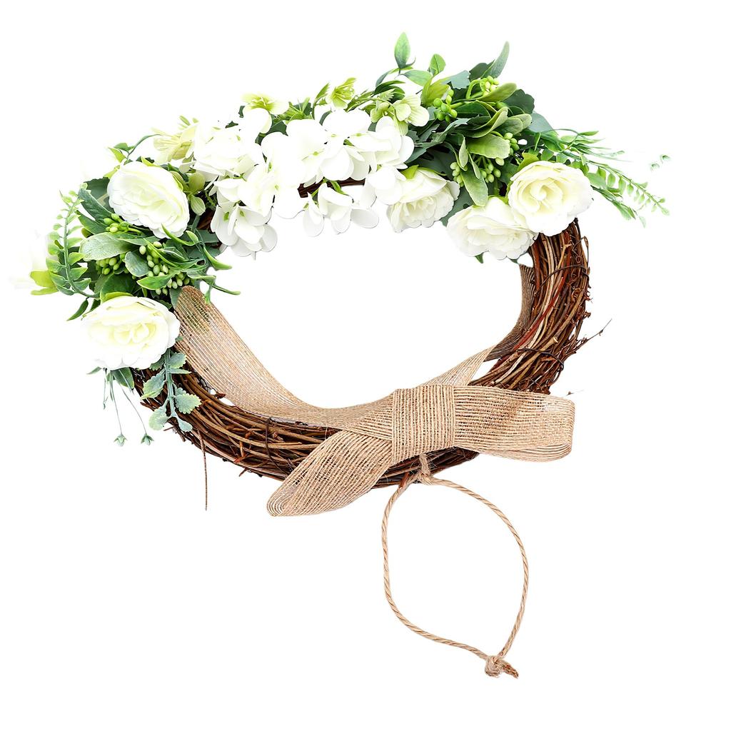 Faux Half Wrth Spring Yr Round Artificial Floral Wrth for Farmhouse Front Door Porch Wedding Decor